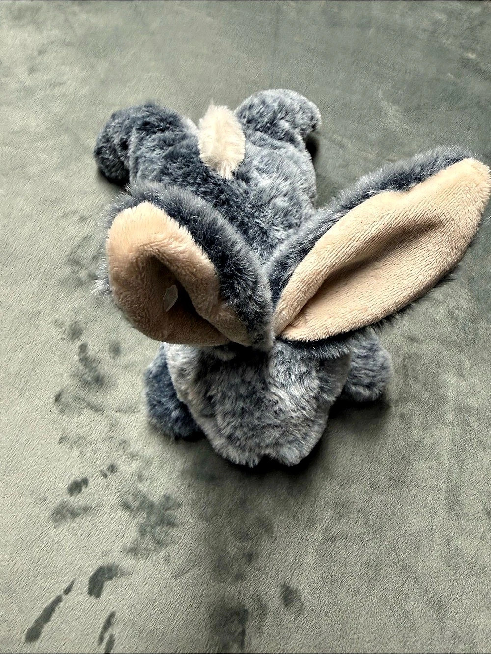 Gray Plush Bunny Stuffed Animal